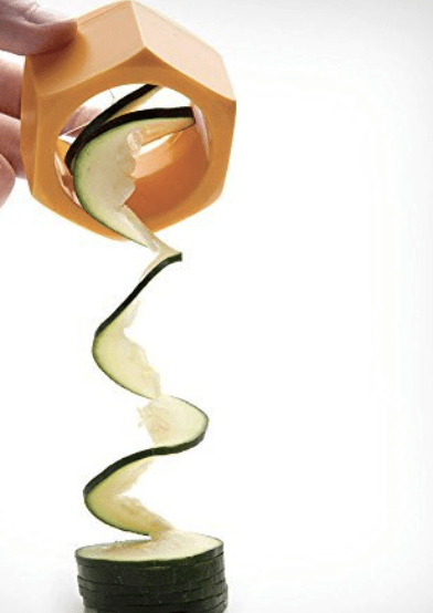 Vegetables with Spiral Elongated Shape Continues with Cucumber Slicer - Image 2